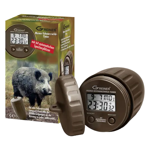 Wilduhr Memo-Schwarzwild-Timer Greiner