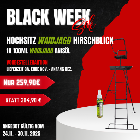 Hochsitz 360° drehbar "Hirschblick" 3,25m