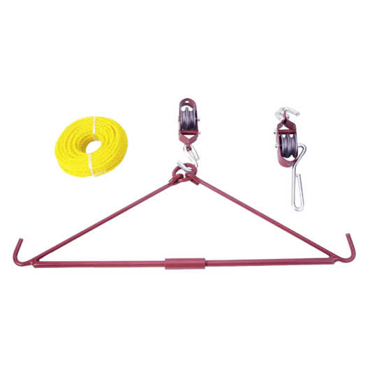 Aufbruchbügel mit Flaschenzug