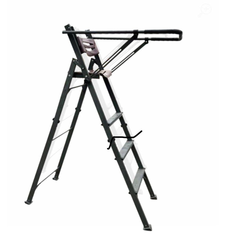 Ansitzstuhl aus Aluminium 1,5m Sitzhöhe