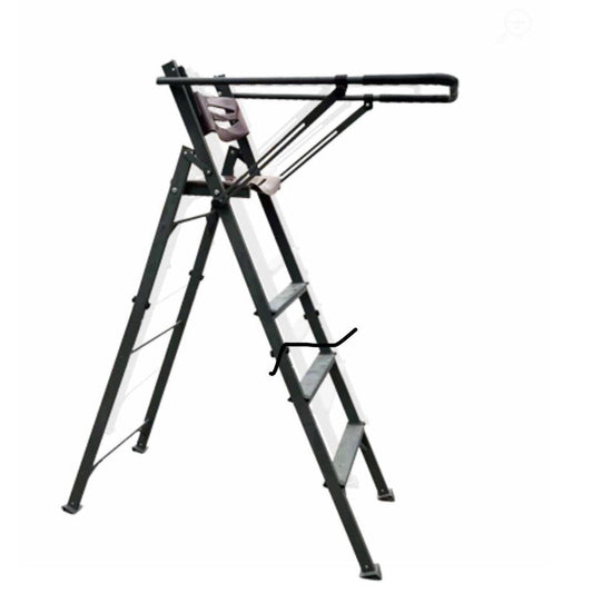 Ansitzstuhl aus Aluminium 1,5m Sitzhöhe Fritzmann