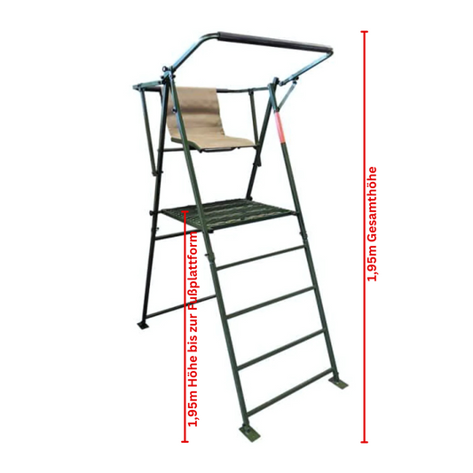 Hochsitz Druckjagdbock "Keilerblick" Jagd Ansitz - Maße