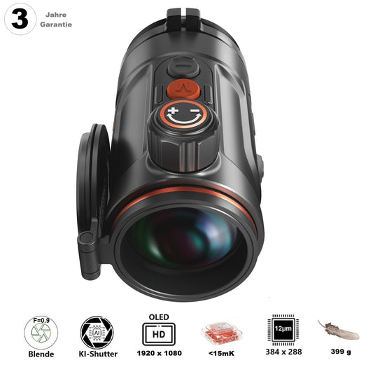 Hunt 335 Pro – innovatives Wärmebild-Vorsatzgerät von ThermTec + Wechselakku