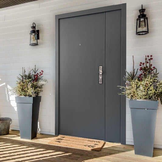 Sicherheitstür – extra Breit Anthrazit Habee