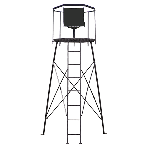 Hochsitz Matterhorn 360° drehbarer Sitz Waidjagd, Robust, Witterungsbeständig