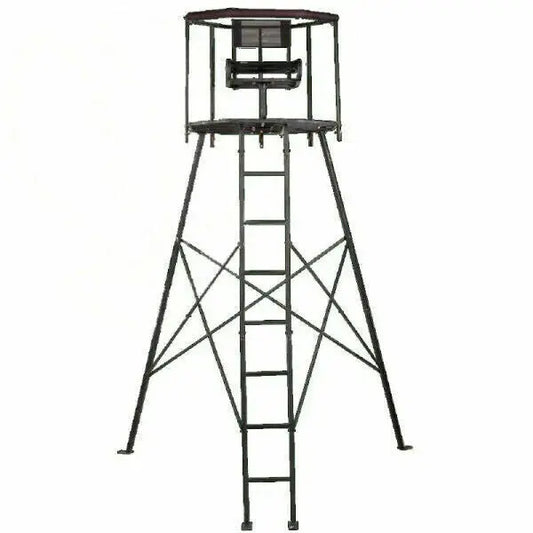 Waidjagd Hochsitz “MATTERHORN 360 Grad” mit umlaufender Auflage - Habee