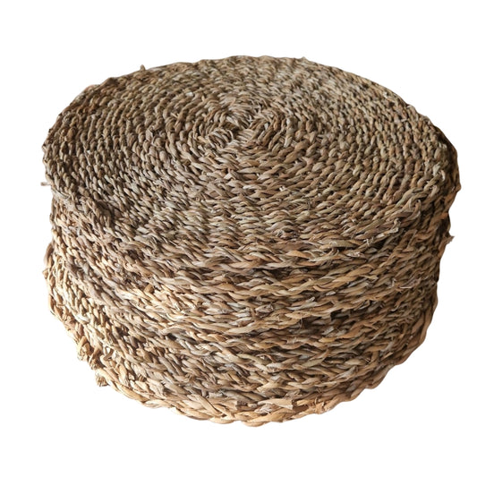 Platzsets Seegras 6er Set Ø 40 cm 100% Naturprodukt