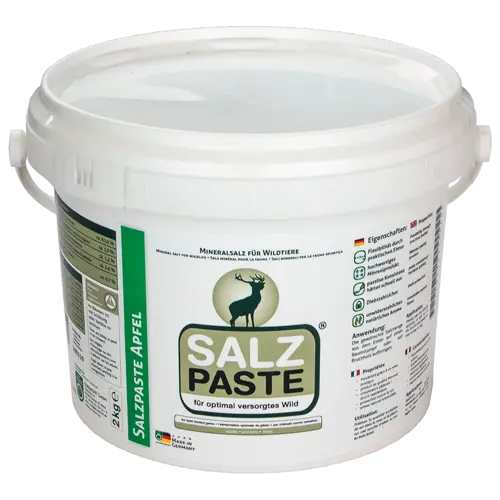 Mineralsalzpaste für Wildtiere – Lockmittel in verschiedenen Aromen Fritzmann