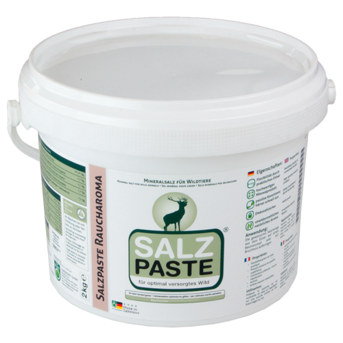 Mineralsalzpaste für Wildtiere – Lockmittel in verschiedenen Aromen