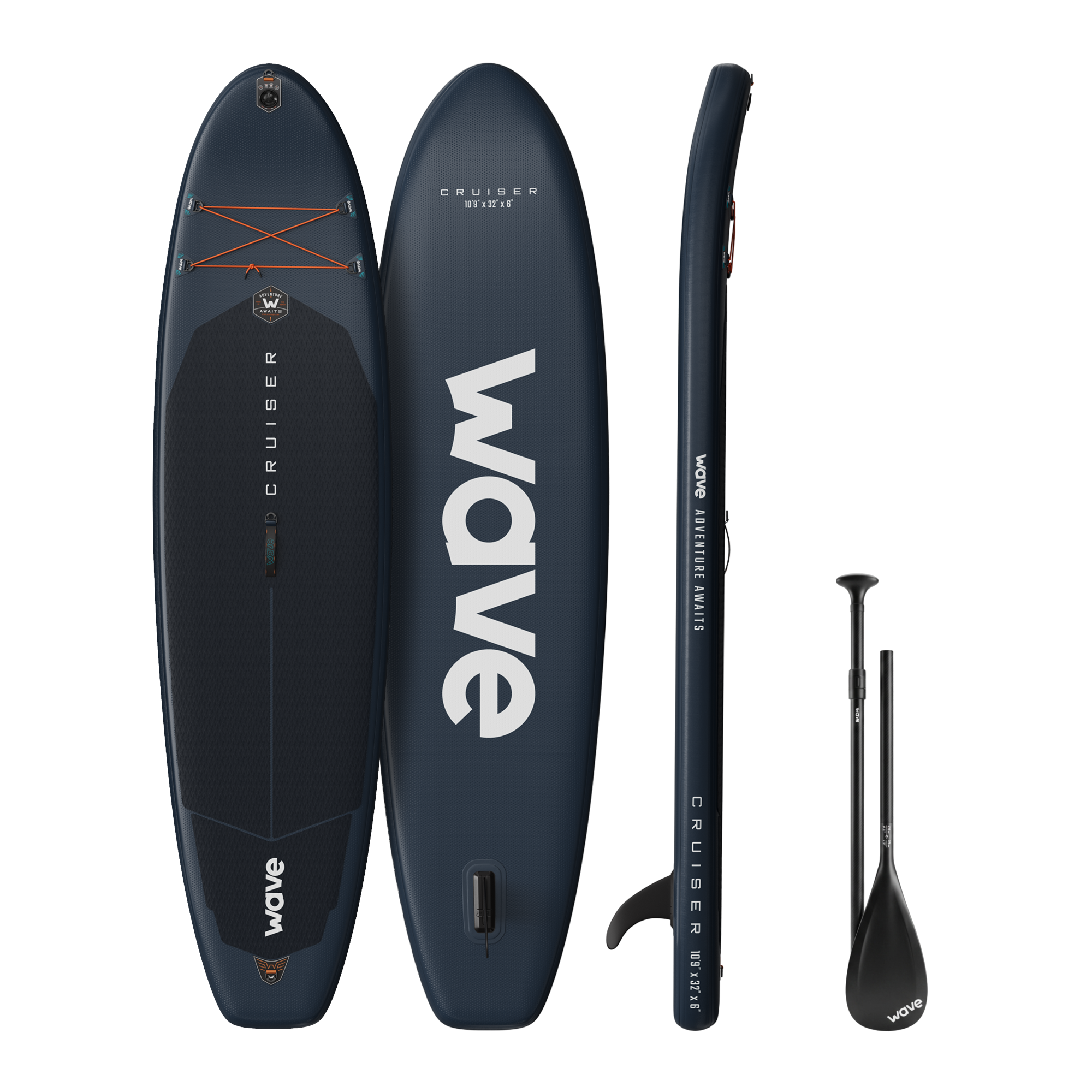 Stand Up Paddel / Sup Board - Wave The Cruiser 3.0 Größe: 10'9 Navy
