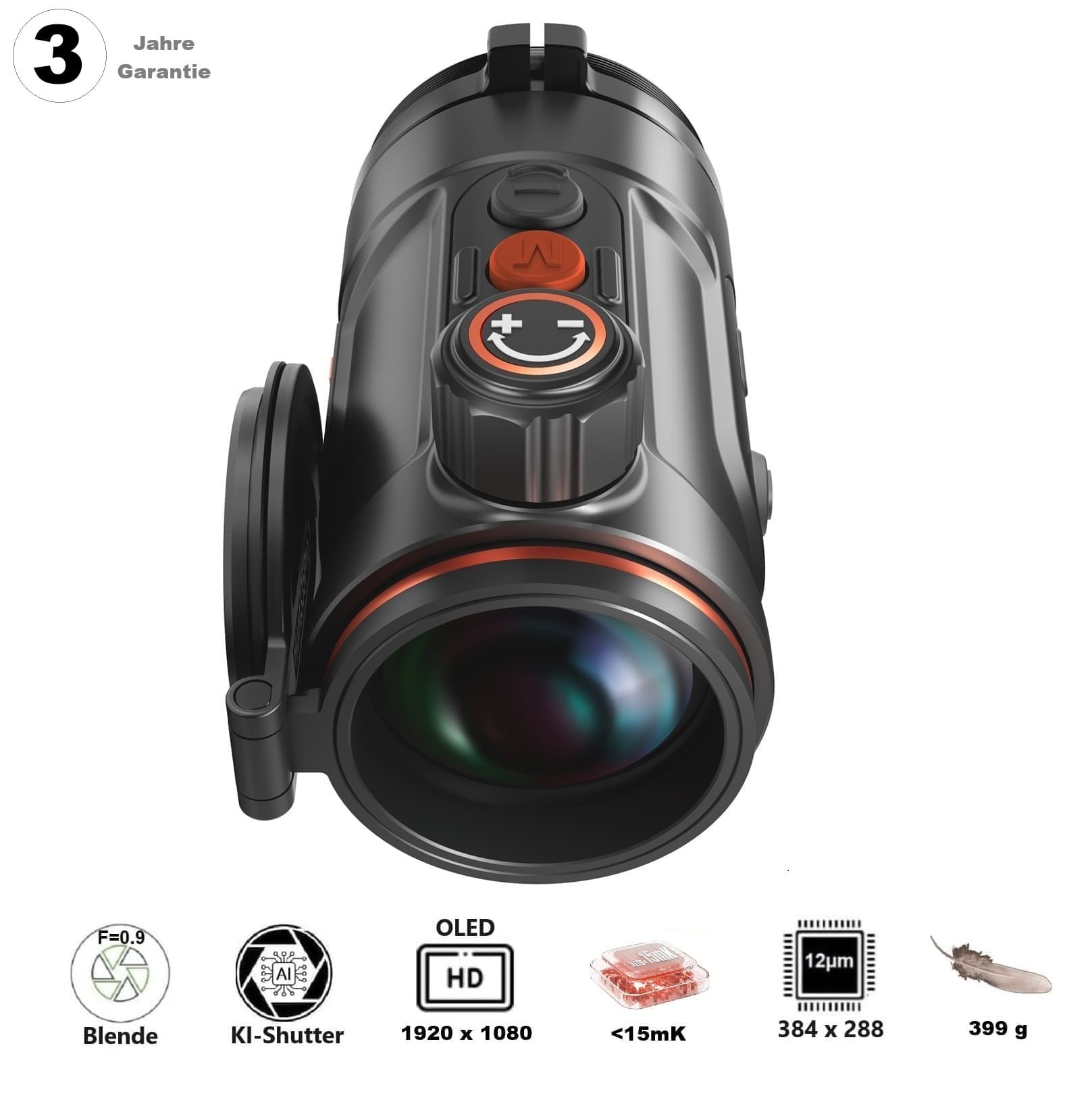 Hunt 335 Pro – innovatives Wärmebild-Vorsatzgerät von ThermTec + Wechselakku