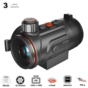 Hunt 635 Pro – innovatives Wärmebild-Vorsatzgerät von ThermTec + Wechselakku