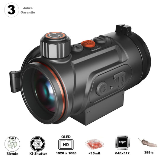 Hunt 635 Pro – innovatives Wärmebild-Vorsatzgerät von ThermTec + Wechselakku