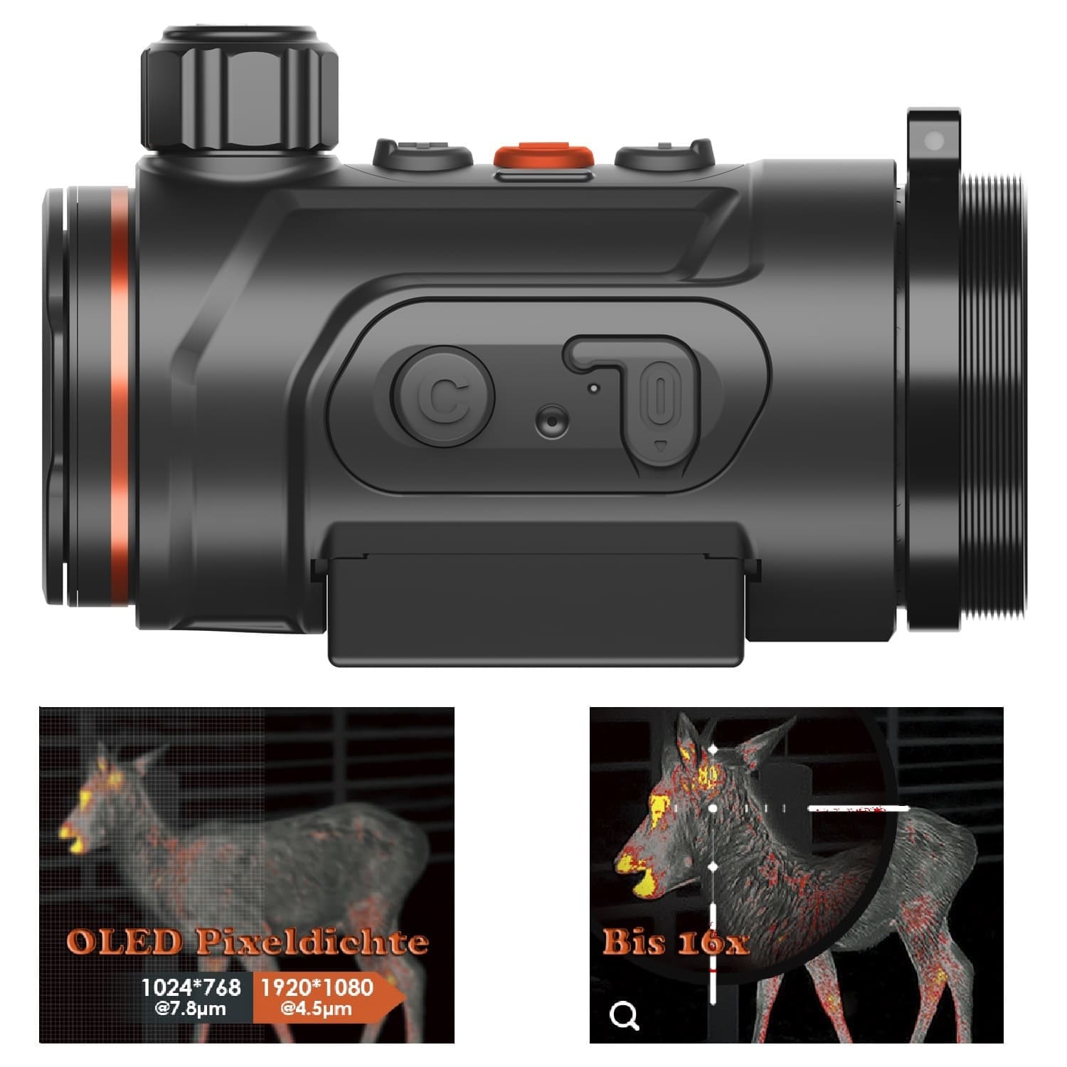 Hunt 635 Pro – innovatives Wärmebild-Vorsatzgerät von ThermTec + Wechselakku