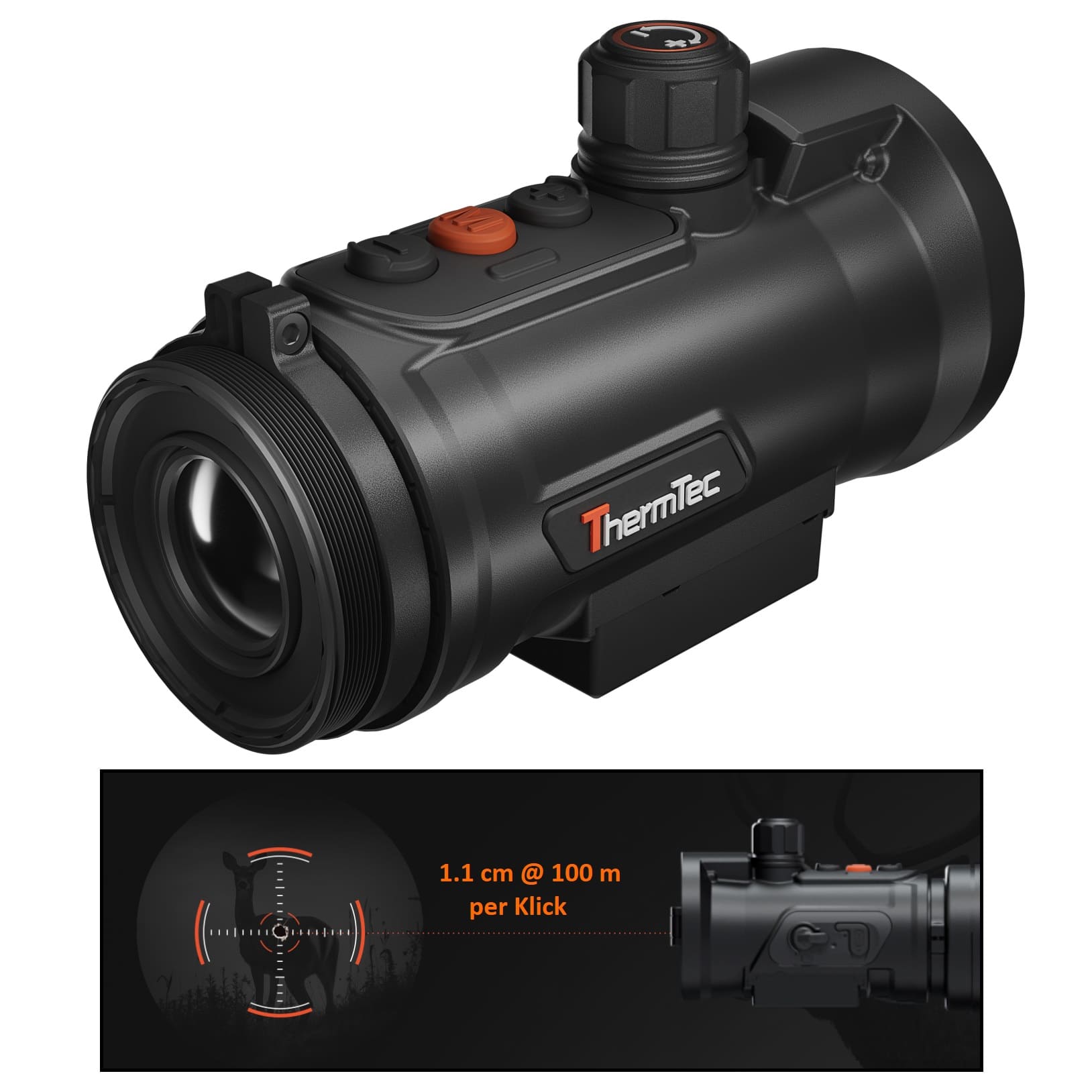 Hunt 650L Pro LRF – Wärmebild-Vorsatzgerät + Laserentfernungsmesser