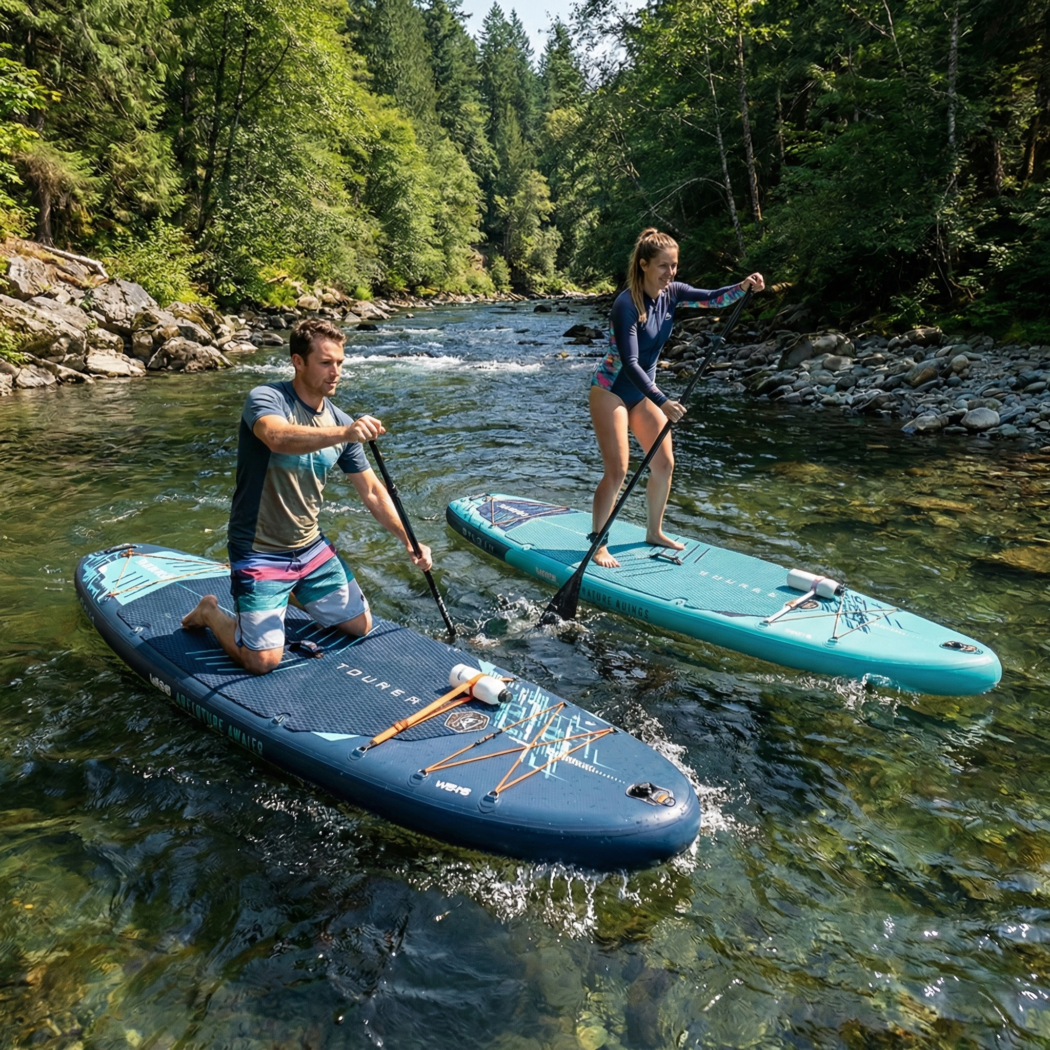Stand Up Paddel / Sup Board - Wave The Tourer 3.0 Größe: 11'3 Rot