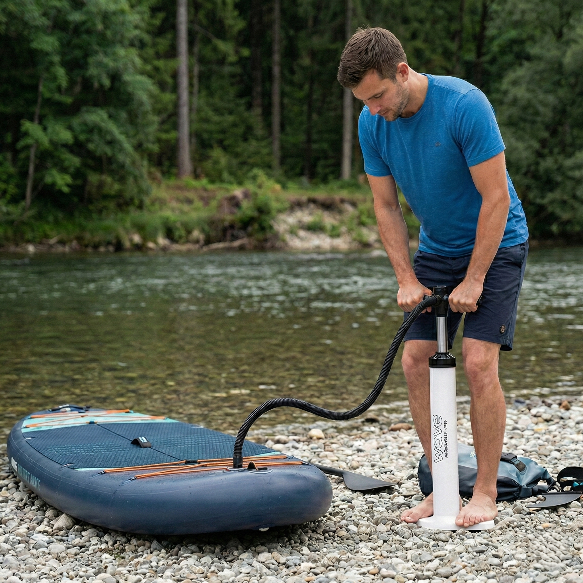 Stand Up Paddel / Sup Board - Wave The Tourer 3.0 Größe: 11'3 Rot