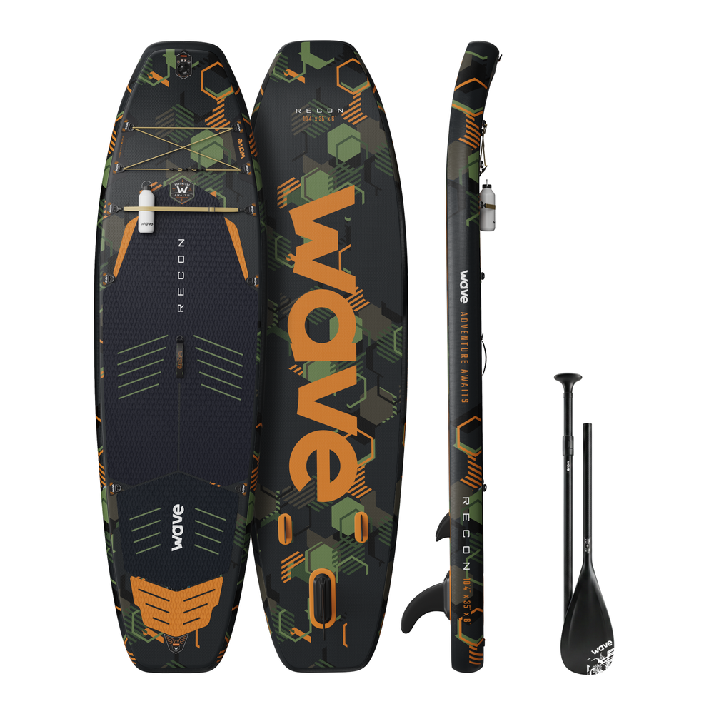 Stand Up Paddel / Sup Board - Wave The Recon 3.0 Größe: 10'4 Camouflage