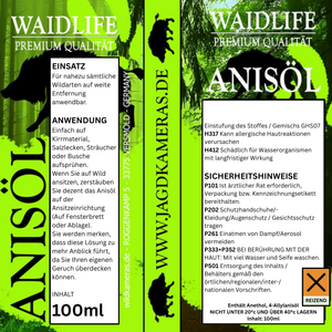Lockmittel Anisöl Duft Waidjagd Lockstoff Schwatzwild (149,50€/L) 100ml Sprühflasche