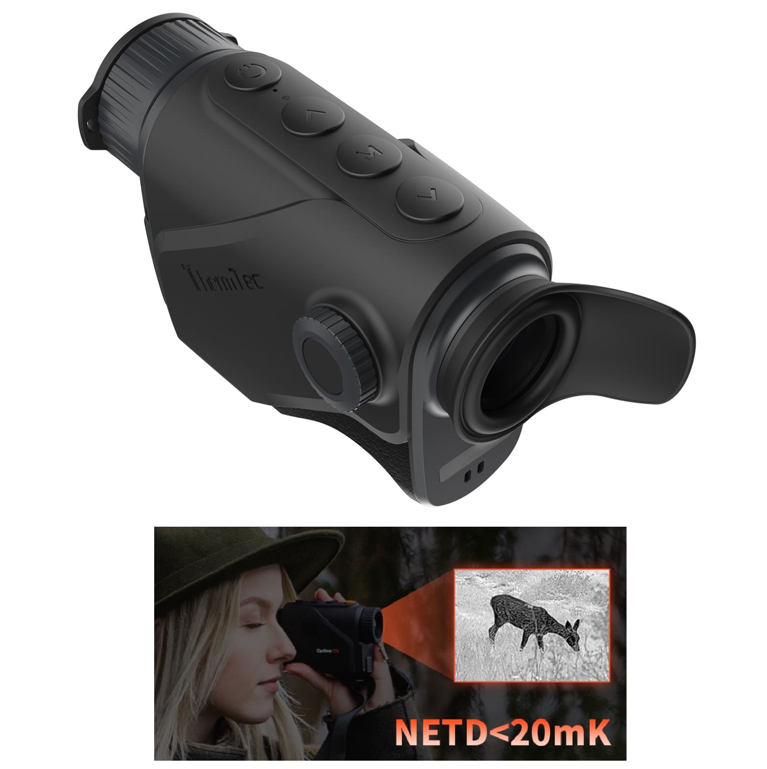 ThermTec Cyclone 315 – Wärmebildgerät im Taschenformat mit < 20 mK NETD