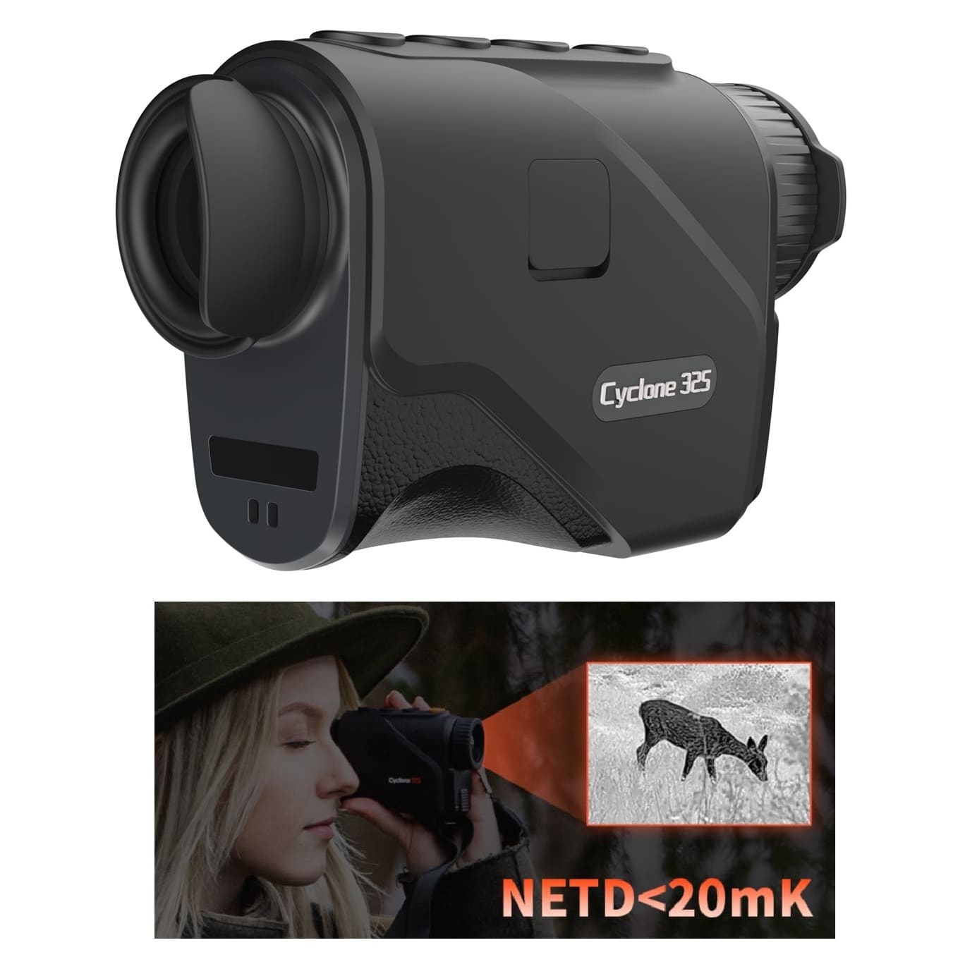 ThermTec Cyclone 325 – Wärmebildgerät im Taschenformat mit < 20 mK NETD