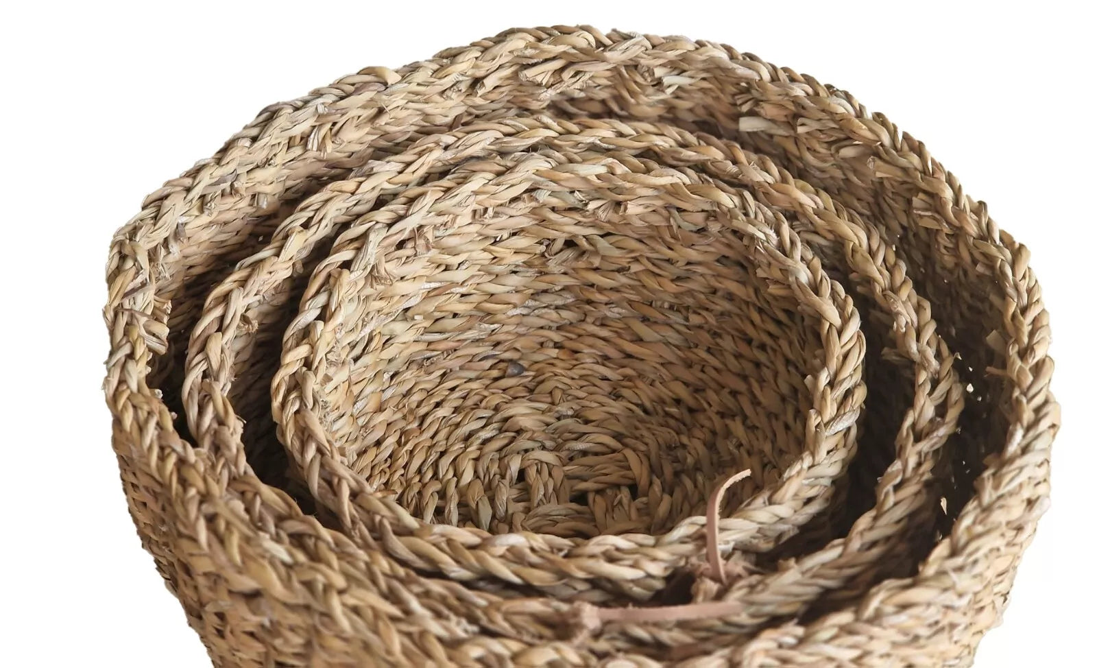 Dekokörbchen Seeggras 3-teilig  Ø 20 | 25 | 30 cm 100% Naturprodukt